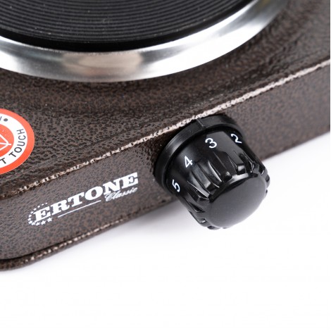 Plita electrica Ertone MN100M, portabila, 1000W,1 arzator, clasic, voiaj