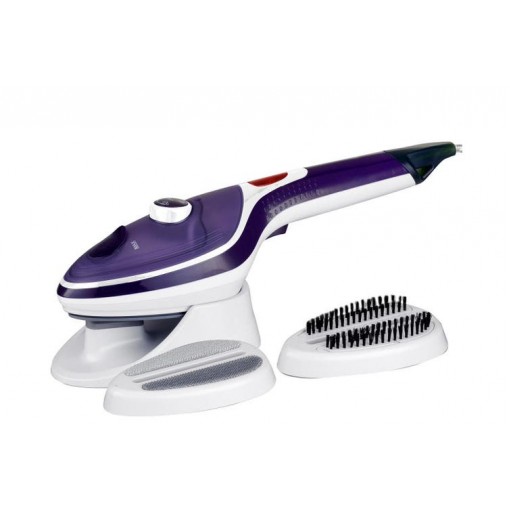 Fier de calcat vertical Hausberg HB-7885, 1100 W, talpa ceramica, jet abur continuu