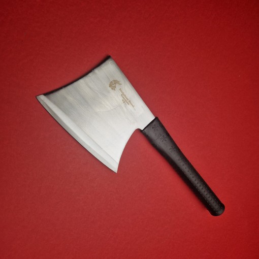 Cutit macelarie tip satar 37cm, lama 18x14cm otel inox, maner abs FeroCut