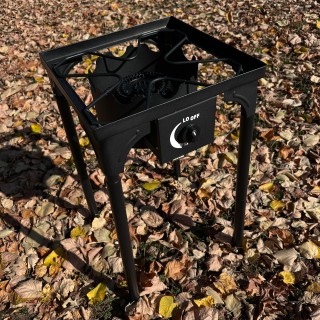 Pirostrie cu suport tip masa MX875, 1 arzator cu 3 focuri, reglabila pe inaltime