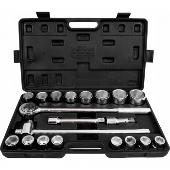 Trusa tubulare mari Boxer BX-284, 21 piese, Cr-V 3/4 19-50 mm TRSCH Trusa tubulare mari Boxer BX-284, 21 piese, Cr-V 3/4 19-50 mm TRSCH