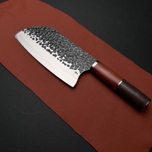 Cutit fier forjat tip satar Gama Padurar, 30cm, lama curbata, maner lemn maro, 255-17 a4