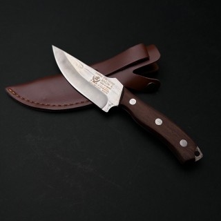 Cutit macelarie Black Edition profesional M3, lama 11cm otel inox, maner lemn FeroCut