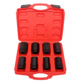 Trusa 8 tubulare de impact 1inch, 24 - 41 mm, Cr-V, valiza transport TRSCH Trusa 8 tubulare de impact 1inch, 24 - 41 mm, Cr-V, valiza transport TRSCH
