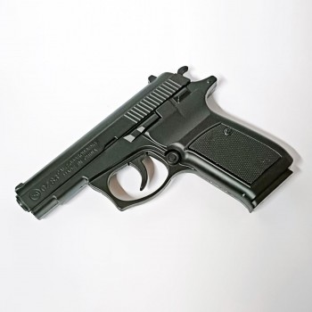 Brichetă decorativă pistol Z83 – formă realistă, reincarcabila, negru, BRI-Z83