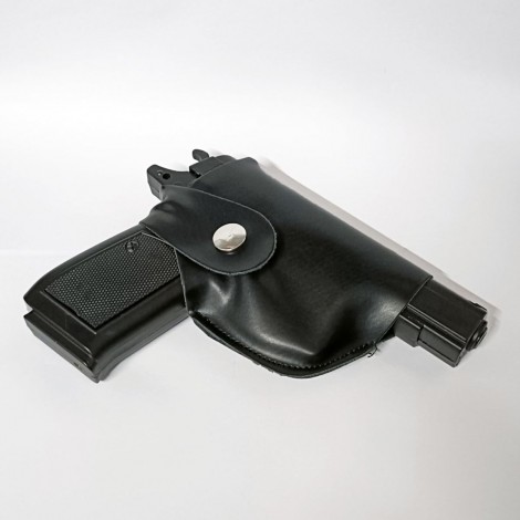 Brichetă decorativă pistol Z83 – formă realistă, reincarcabila, negru, BRI-Z83