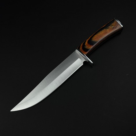 Cuțit camping tip dagger KG-DG17 31 cm, lama otel inox, maner lemn, teacă inclusa FR18