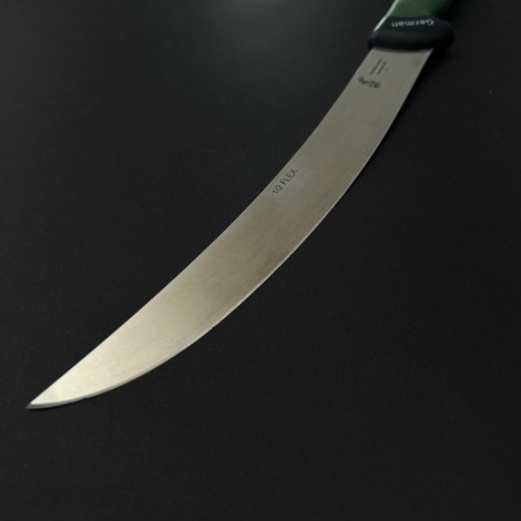 Cutit macelarie dezosat 38cm, lama otel inox 1/2FLEX, maner silicon verde CMDS38V-OI
