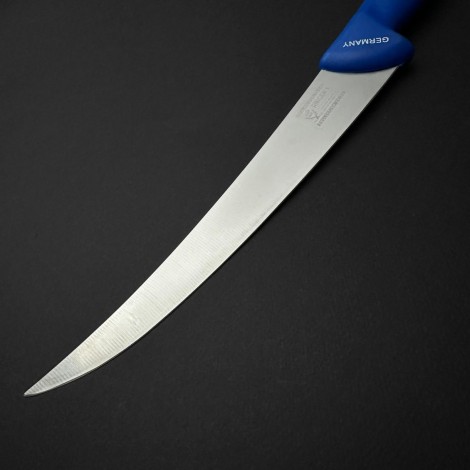 Cutit macelarie dezosat 36cm, lama lata otel inox, albastru CMD36AL-OI