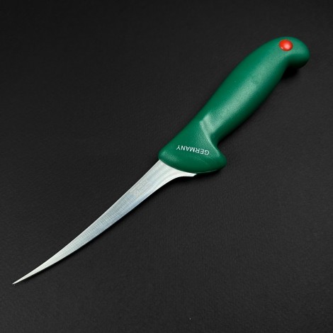 Cutit macelarie filetat 27cm, lama extra subtire otel inox, verde CMF27VS-OI