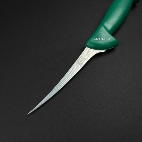 Cutit macelarie filetat 27cm, lama extra subtire otel inox, verde CMF27VS-OI