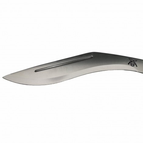 Maceta camping ColdSteel 44cm MAC-CS44, lama otel inoxidabil, maner abs, cu husa textila, black, sabie FRS10