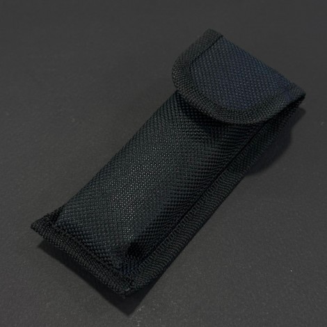 Cutit briceag camping și drumetie 32cm, lama varf tais dublu otel inox, maner corn cerb, husa, BRCC-32VD