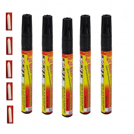 Set 5 bucati Creion Fix It Pro corector pentru repararea zgarieturilor, varf de rezerva Set 5 bucati Creion Fix It Pro corector pentru repararea zgarieturilor, varf de rezerva