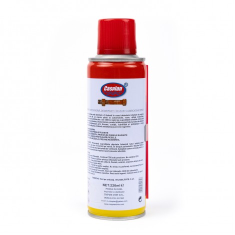 Spray Degripant Caspian, 220ml, anti-rugina