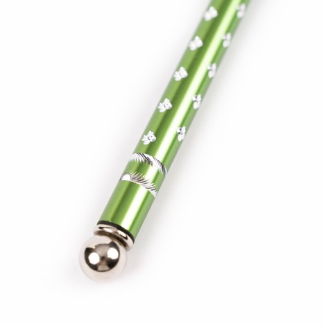 Dispozitiv de taiat sticla, diamant, cu maner metalic antiderapant de otel, verde