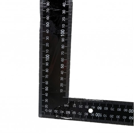 Echer tamplarie, vinclu, 300 x 200 mm, metalic, negru