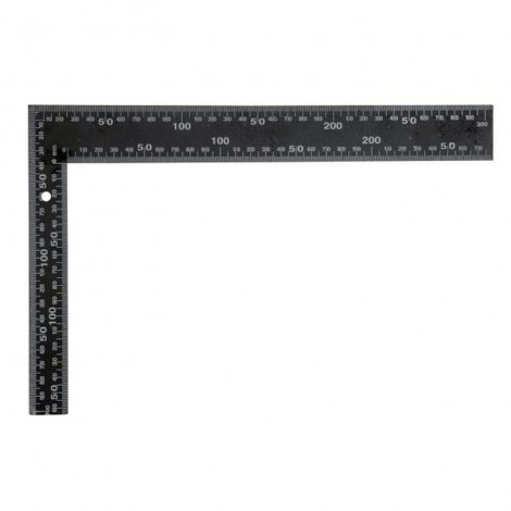 Echer tamplarie, vinclu, 300 x 200 mm, metalic, negru