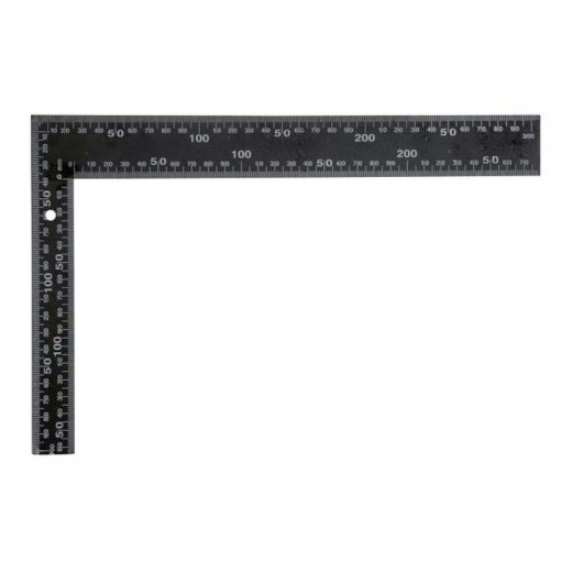 Echer tamplarie, vinclu, 300 x 200 mm, metalic, negru