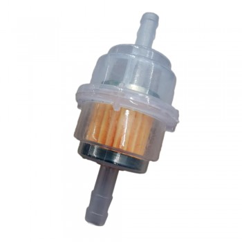 Filtru benzina universal, moto, atv, racord 6mm, transparent Filtru benzina universal, moto, atv, racord 6mm, transparent