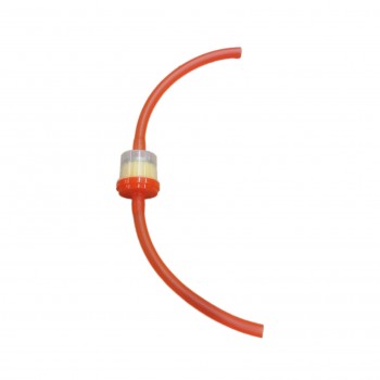 Filtru benzina cu furtun universal, racord 6mm, transparent Filtru benzina cu furtun universal, racord 6mm, transparent
