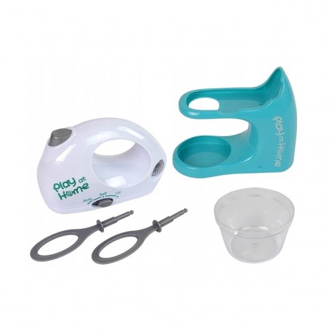 Jucarie Play at Home: Mixer cu accesorii, bol si stativ, functii realiste