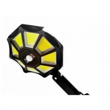 Lampa solara exterioara LED, telecomanda, senzor de miscare si incarcare solara Lampa solara exterioara LED, telecomanda, senzor de miscare si incarcare solara