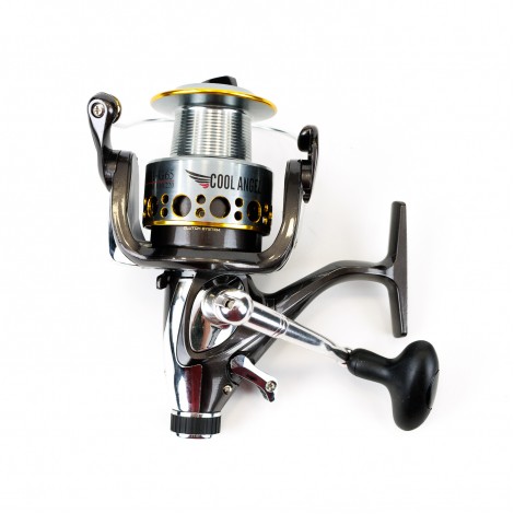 Mulineta Cool Angel YL.H-G65, 12+1 rulmenti, baitrunner, tambur rezerva, metalic