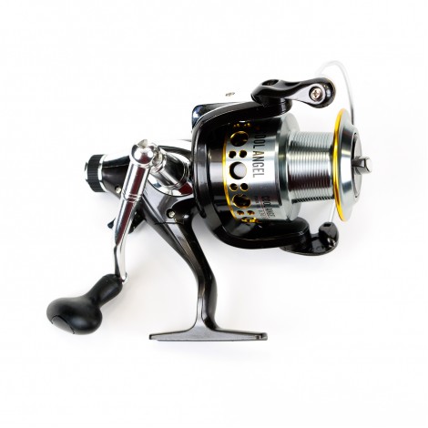 Mulineta Cool Angel YL.H-G65, 12+1 rulmenti, baitrunner, tambur rezerva, metalic