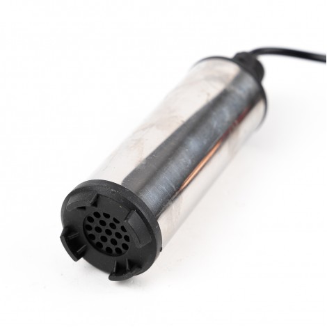 Pompa transfer lichide, motorina/ulei, 12V, 60W, filtru otel inox