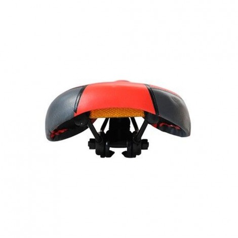 Sa bicicleta, New Century, culoare rosie cu imprimeu de culoare neagra