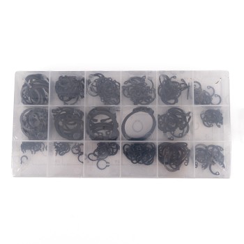 Set sigurante de retinere metalice 225 pcs, tip inel Seeger pentru exterior Set sigurante de retinere metalice 225 pcs, tip inel Seeger pentru exterior