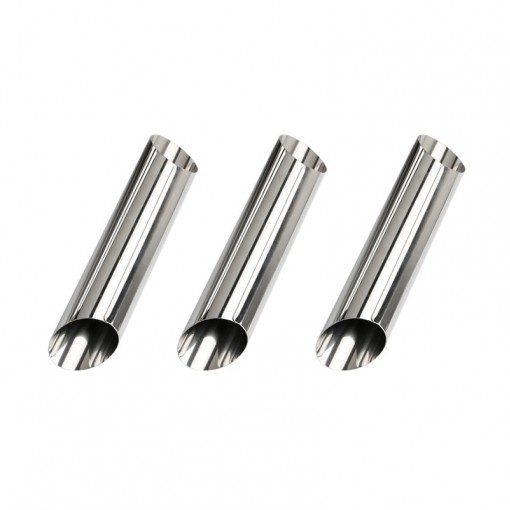 Set 3 forme rulouri, din inox pentru prajituri