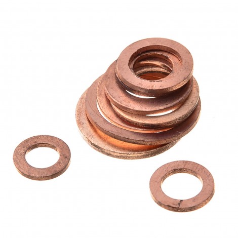 Set inele o-ring cupru, 110 piese, 5/8 - 1/4 inch Set inele o-ring cupru, 110 piese, 5/8 - 1/4 inch