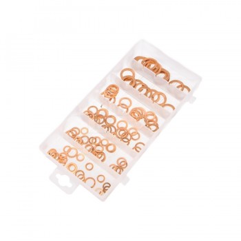 Set inele o-ring cupru, 110 piese, 5/8 - 1/4 inch Set inele o-ring cupru, 110 piese, 5/8 - 1/4 inch