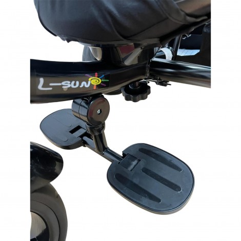 Tricicleta cu scaun reversibil si pozitie de somn, L-Sun SL02, mov