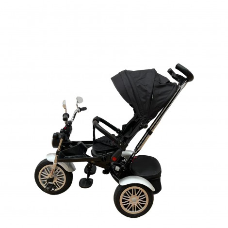 Tricicleta cu scaun reversibil si pozitie de somn, L-Sun SL03, negru