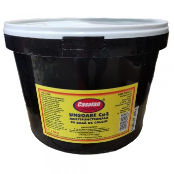 Vaselina auto - unsoare Caspian CA3 multifunctionala pe baza de calciu, 2.5Kg Vaselina auto - unsoare Caspian CA3 multifunctionala pe baza de calciu, 2.5Kg
