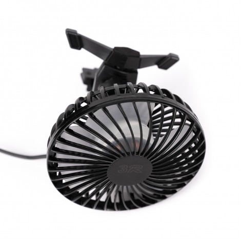 Ventilator auto 3R, reglabil, alimentare USB, prindere grila ventilatie Ventilator auto 3R, reglabil, alimentare USB, prindere grila ventilatie