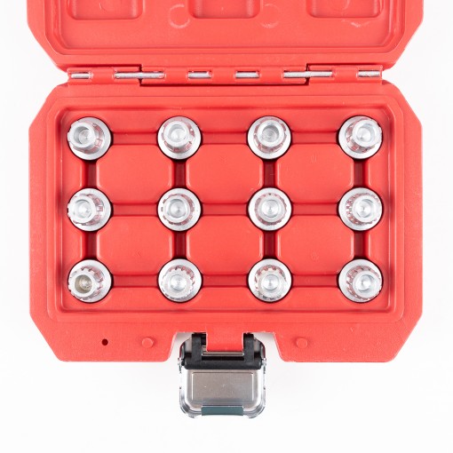 Set chei pentru desfacerea antifurtului jante Volkswagen, 12 piese, trusa TRSCH