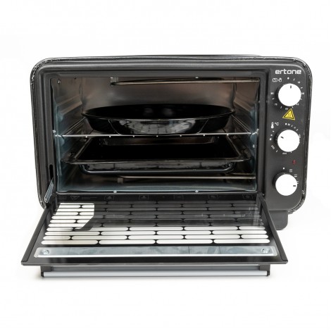 Cuptor electric Ertone MN9060, cu termostat, 1420 W, 36 l, negru