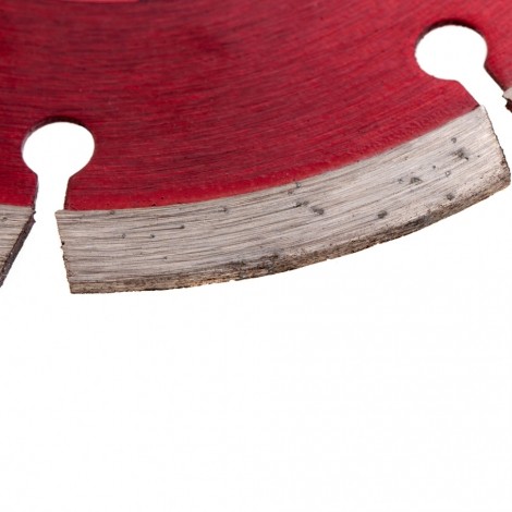 Disc diamantat pentru taiere uscata, segmentat, 230mm, rosu Disc diamantat pentru taiere uscata, segmentat, 230mm, rosu