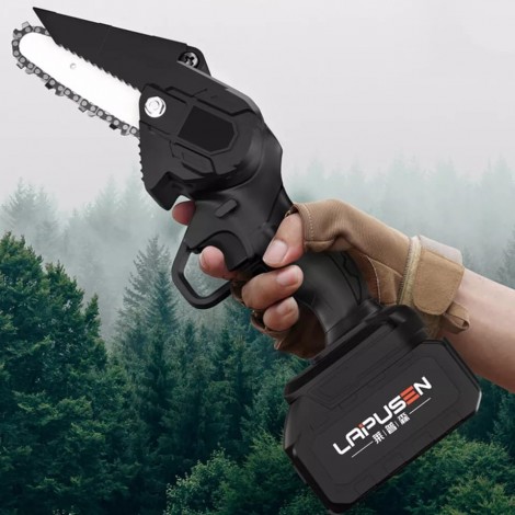 Drujba mini Lapusen cu un acumulator, 24V, 4 inch, negru