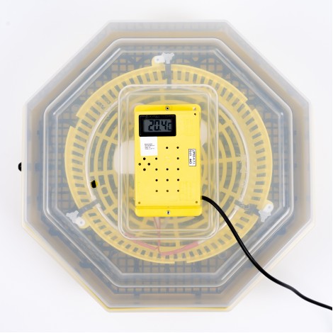 Incubator cu dispozitiv de intoarcere oua si termometru Cleo 5DT ERT-MN 9054, 41 oua gaina/74 oua prepelita (clocitoare)
