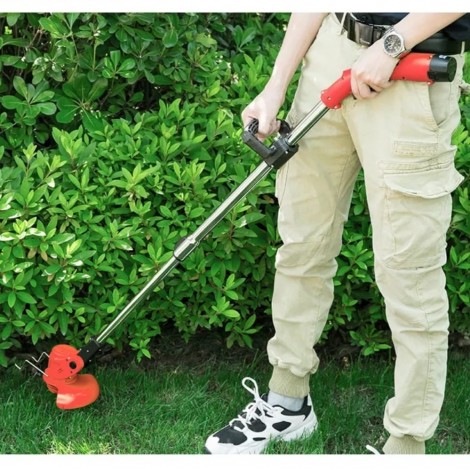 Motocoasa NumberOne cu acumulator, trimmer cu tija reglabila, 12V, 1680 W