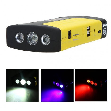 Redresor auto cu power bank, 50800mAH, functie de pornire auto/moto 600A, incarcator auto si USB