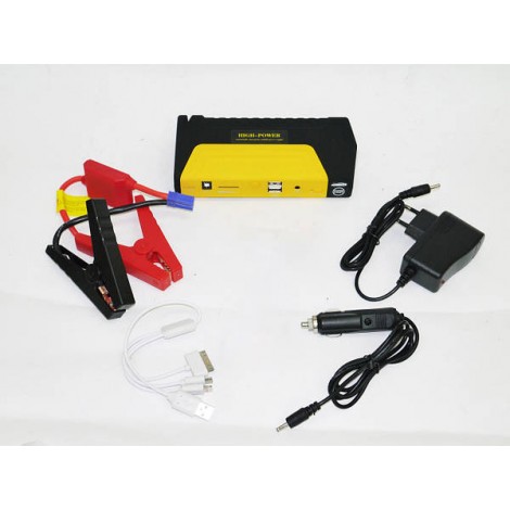 Redresor auto cu power bank, 50800mAH, functie de pornire auto/moto 600A, incarcator auto si USB